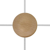 Samlerosett med 4 Sidehull i Tre