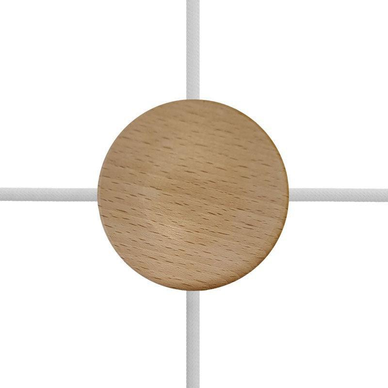 Samlerosett med 4 Sidehull i Tre