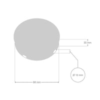 Samlerosett med 4 Sidehull i Tre