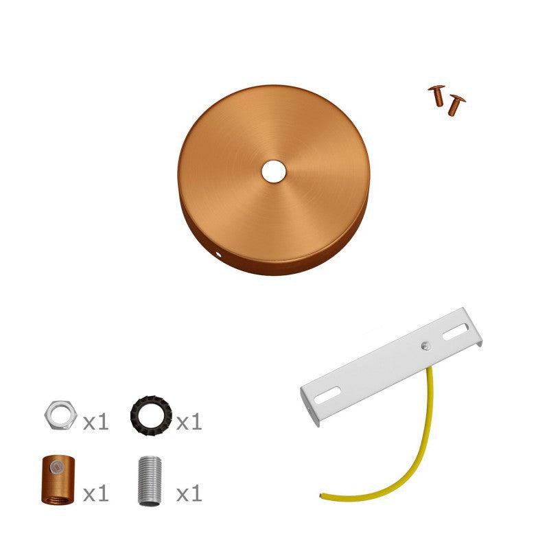Mini Takkopp För 1 Lampa Ø8.3 Borstad koppar-Lampconcept.se