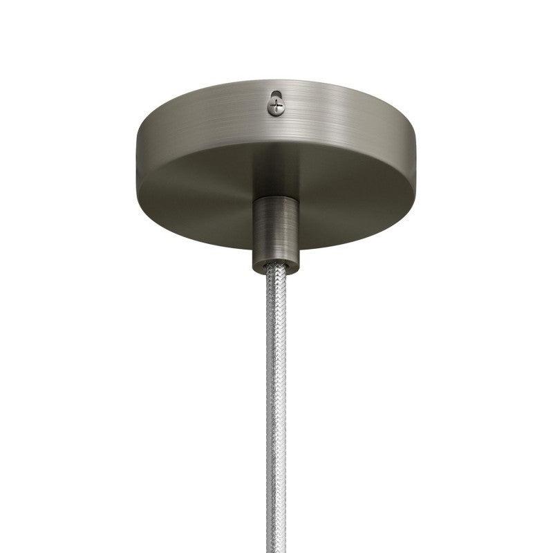 Mini Takkopp För 1 Lampa Ø8.3 Borstat Krom-Lampconcept.se