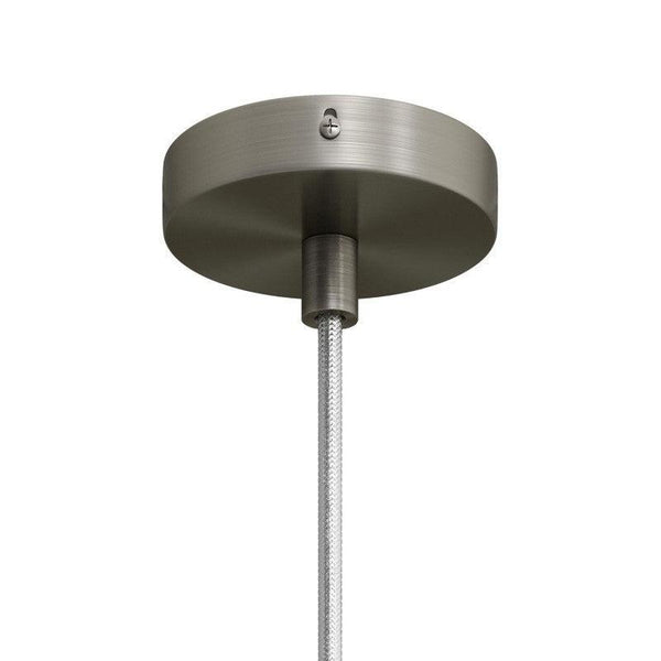 Mini Takkopp För 1 Lampa Ø8.3 Borstat Krom-Lampconcept.se