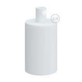 Cylinder Lamphållare Matt Vit-Lampconcept.se