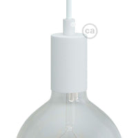 Cylinder Lamphållare Matt Vit-Lampconcept.se