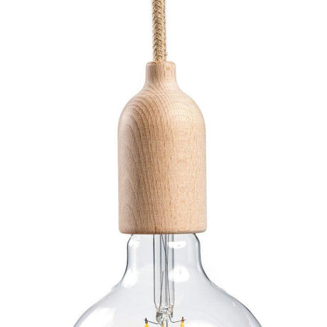 Lamphållare E27 Trä-Lampconcept.se