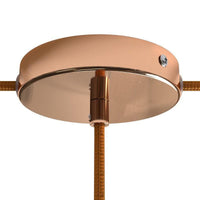 Takkopp for 1 Lampe Ø12 med Sidehull