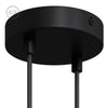 Takkopp För 2 Lampor Ø12 Svart-Lampconcept.se