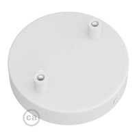 Takkopp För 2 Lampor Ø12 Matt Vit-Lampconcept.se