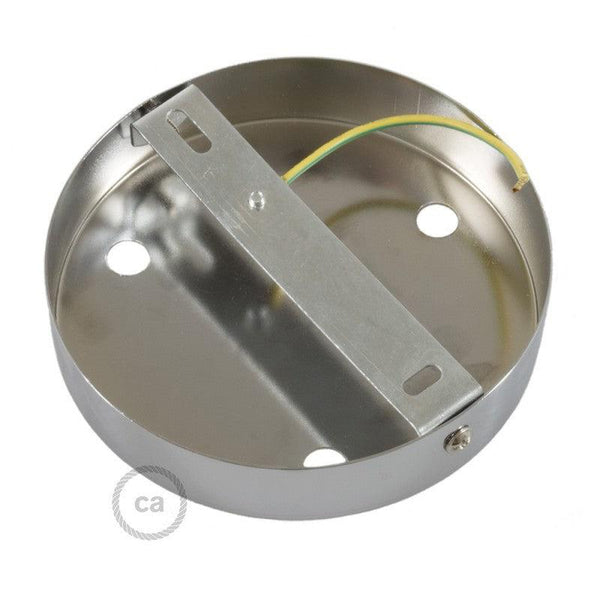 Takkopp För 3 Ø12 Borstad Krom-Lampconcept.se