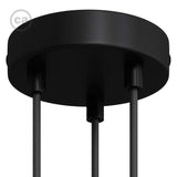 Takkopp Til 3 Ø12 Matt Svart-Lampconcept.se