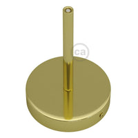 Takkopp För 1 Lampa Med 15cm Skaft Mässing-Lampconcept.se