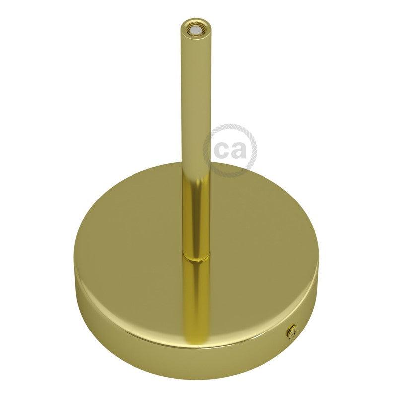Takkopp För 1 Lampa Med 15cm Skaft Mässing-Lampconcept.se