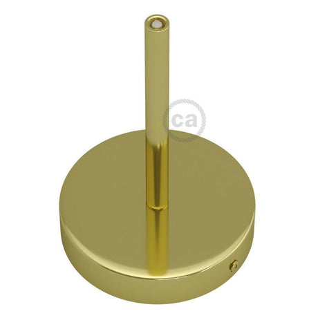 Takkopp För 1 Lampa Med 15cm Skaft Mässing-Lampconcept.se
