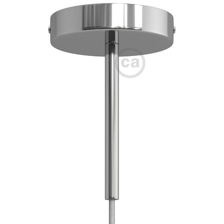Takkopp För 1 Lampa Med 15cm Skaft Krom-Lampconcept.se