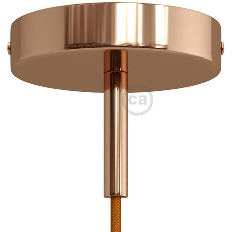 Takkopp För 1 Lampa Med 7cm Skaft Koppar-Lampconcept.se