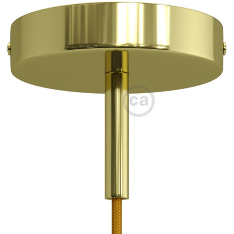 Takkopp För 1 Lampa Med 7cm Skaft Mässing-Lampconcept.se