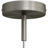 Takkopp För 1 Lampa Med 7cm Skaft Borstat Krom-Lampconcept.se