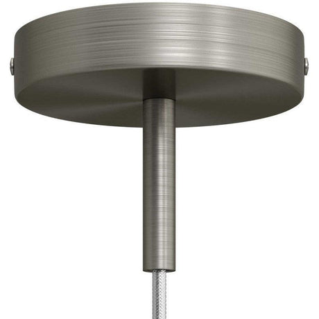 Takkopp För 1 Lampa Med 7cm Skaft Borstat Krom-Lampconcept.se