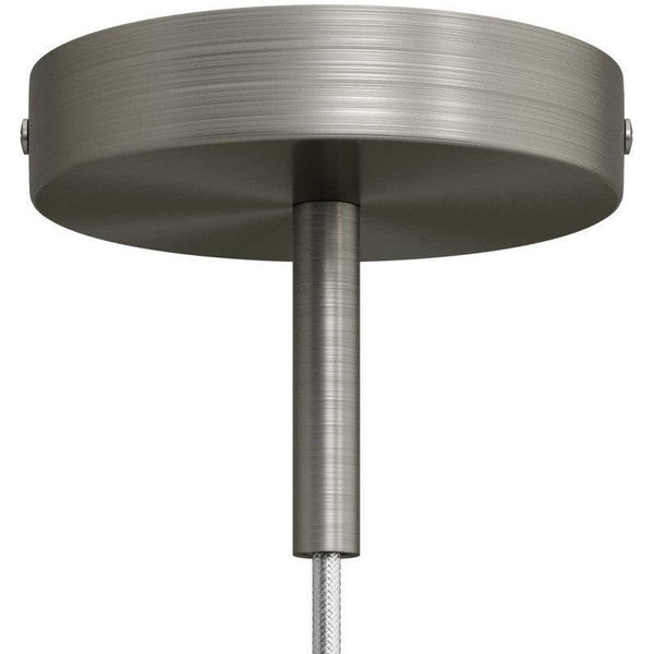 Takkopp För 1 Lampa Med 7cm Skaft Borstat Krom-Lampconcept.se