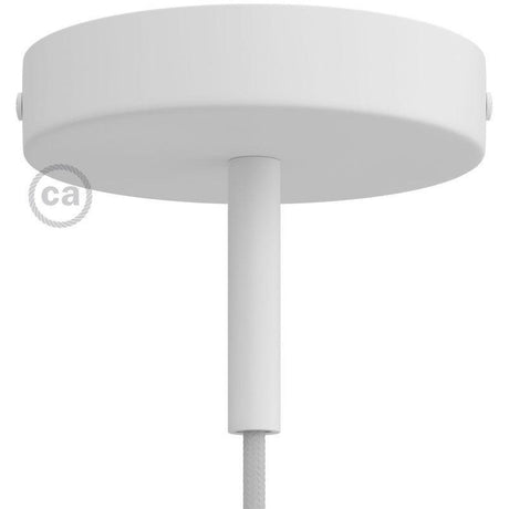 Takkopp För 1 Lampa Med 7cm Skaft Vit-Lampconcept.se
