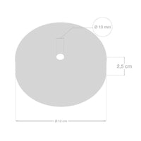 Takoppheng for 1 Lampe med 7cm Skaft