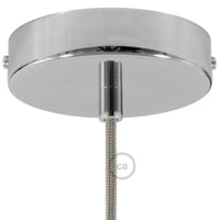 Takkopp För 1 Lampa Ø12 Klar Krom-Lampconcept.se