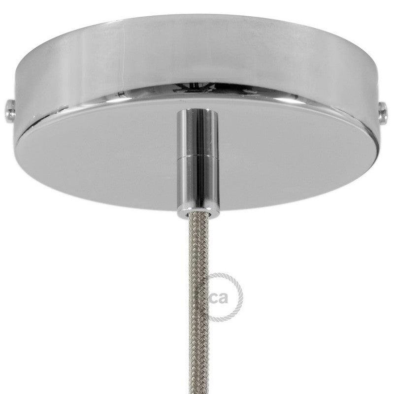 Takkopp För 1 Lampa Ø12 Klar Krom-Lampconcept.se