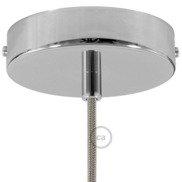 Takkopp För 1 Lampa Ø12 Klar Krom-Lampconcept.se