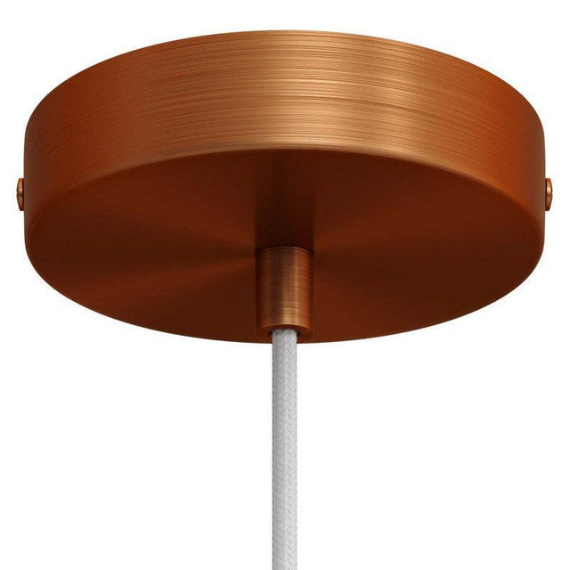 Takkopp För 1 Lampa Ø12 Borstad Koppar-Lampconcept.se