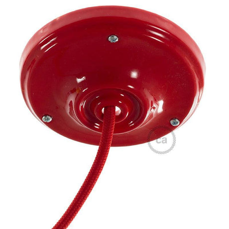 Porslin Takkopp Ø10,5 Röd-Lampconcept.se