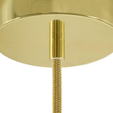 Cylinder Kabelklämma Klar Mässing-Lampconcept.se