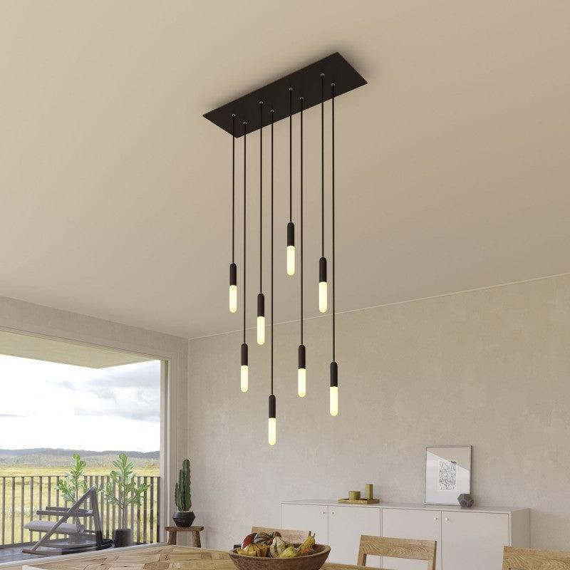 Creative 8 Cluster Taklampa Svart-Lampconcept.se