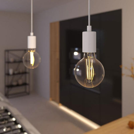 Cylinder Komplett Vit-Lampconcept.se