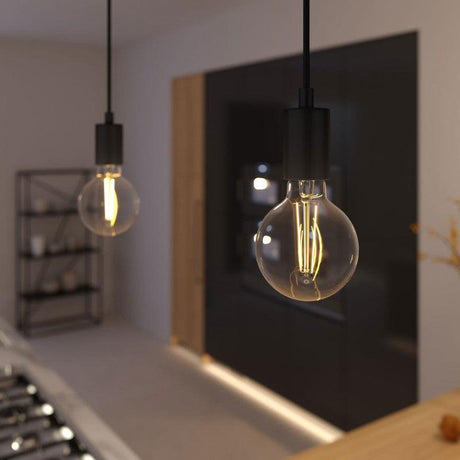 Cylinder Komplett Matt Svart-Lampconcept.se