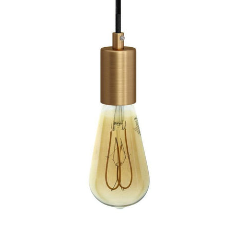 Cylinder Komplett Borstad mässing-Lampconcept.se