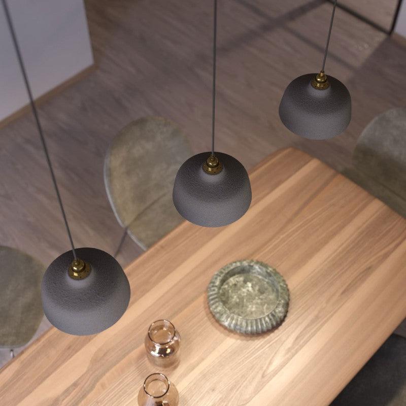 Ceramic Taklampa Grå-Lampconcept.se
