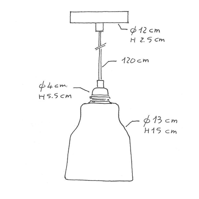 Ceramic Small Taklampa Korall-Lampconcept.se