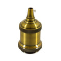 E27 Vintage Lampeholder - Børstet Messing