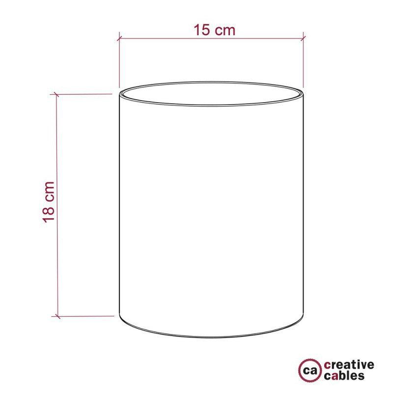 Cylinder Lampskärm Orange-Lampconcept.se