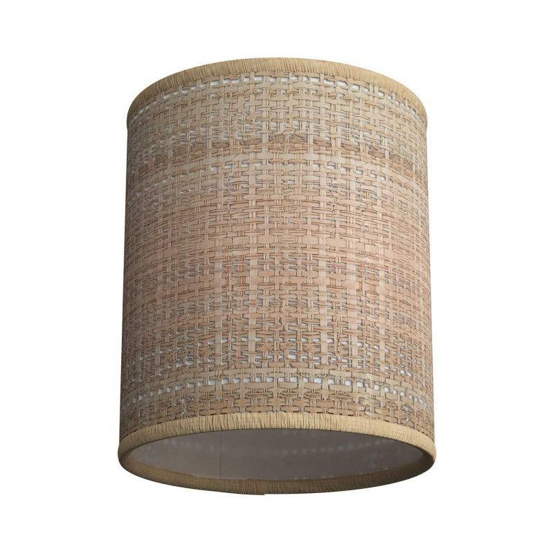 Cylinder Lampskärm Raffia-Lampconcept.se