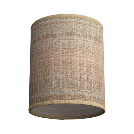 Cylinder Lampskärm Raffia-Lampconcept.se