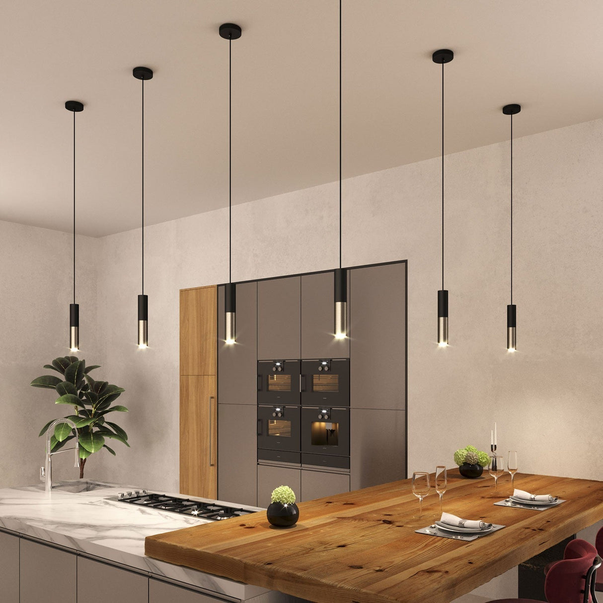 Creative Cables Tube Krom/Svart-Lampconcept.se