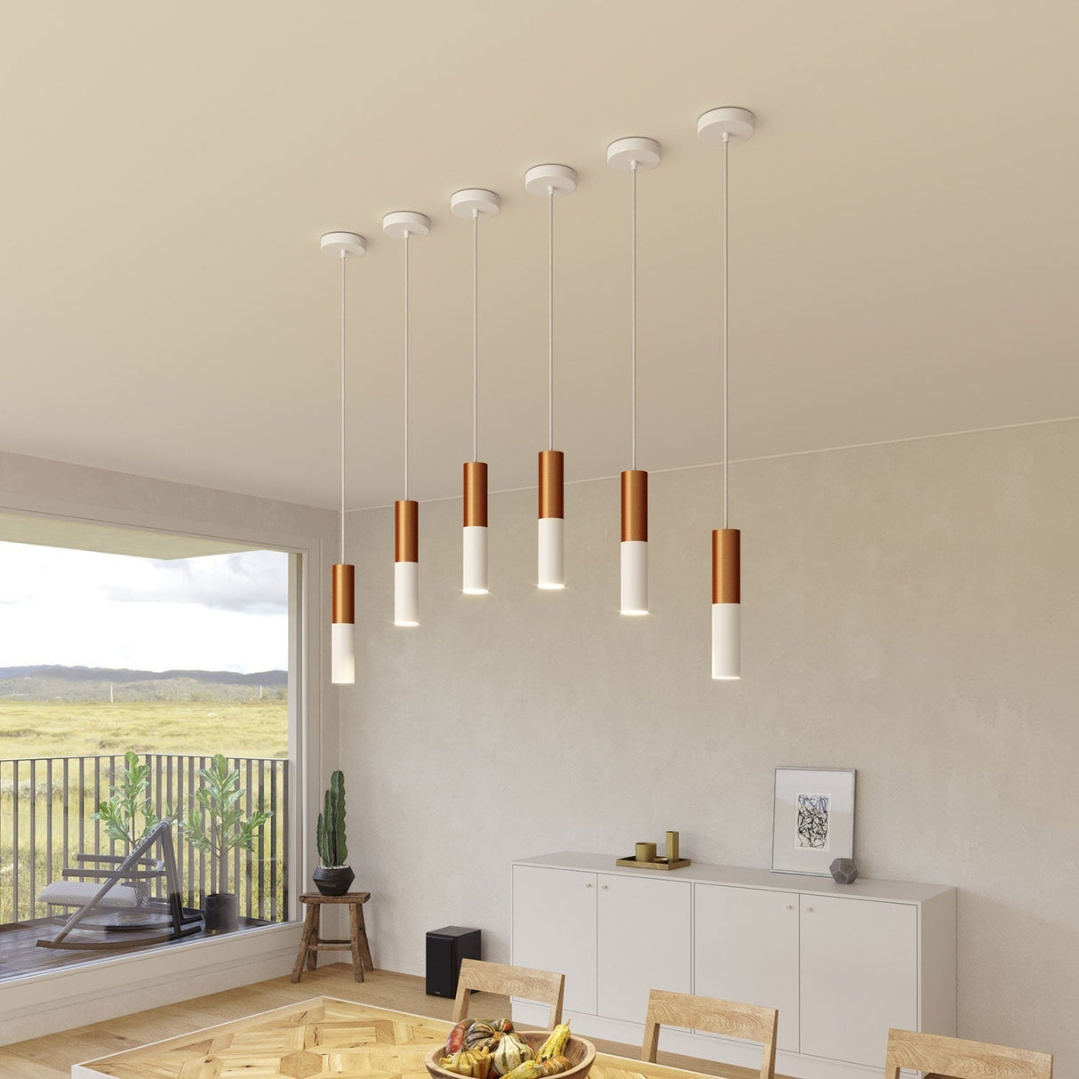 Creative Cables Tube Koppar/Vit-Lampconcept.se