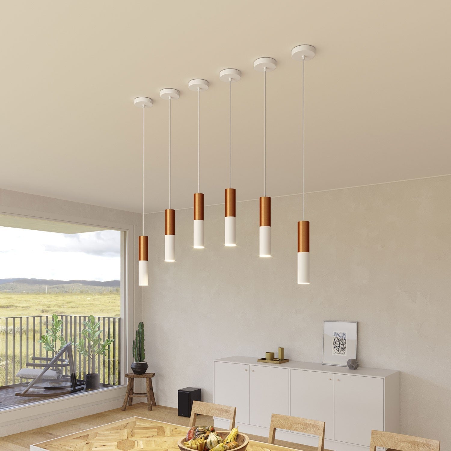 Creative Cables Tube Koppar/Vit-Lampconcept.se