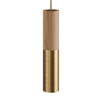 Tube Pendel Tre/Metall 2-Farget
