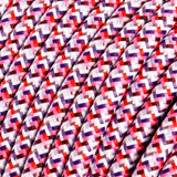 Textilkabel Pixel Fuchsia-Lampconcept.se
