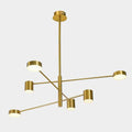 Remdal LED 6-Taklampe Messing