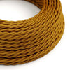Tvinnad Textilkabel Guld-Lampconcept.se