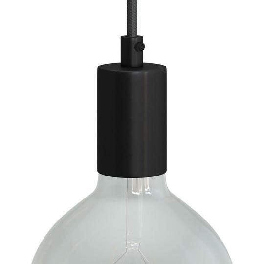 Cylinder Lamphållare Matt Svart-Lampconcept.se