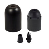 E27 Lamphållare Kit Svart-Lampconcept.se
